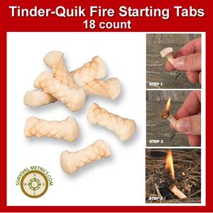 Tinder-Quik Fire Starting Tabs 18 ct. (SM22030)